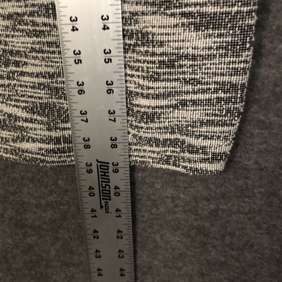 TACERA Marbled Tweed Women S Black White Shift Dress Double Bell Sleeve Pullover - Picture 16 of 16